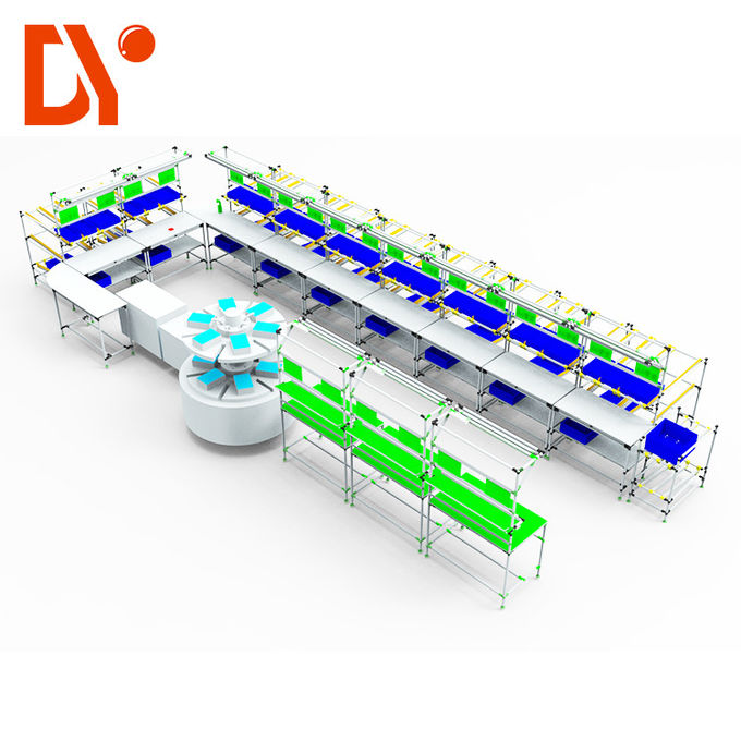 Linea di produzione della magra di Electric Power rivestimento automatizzato dello spruzzo per l'officina