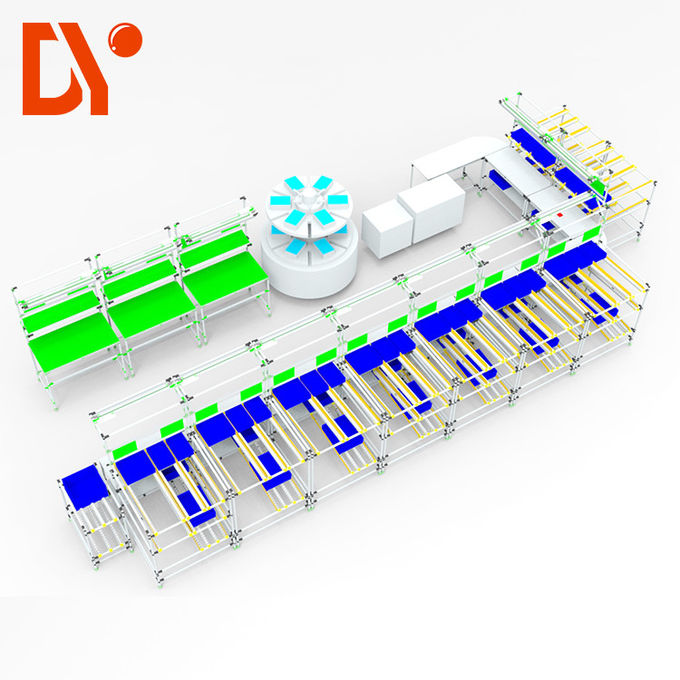 Linea di produzione della magra di Electric Power rivestimento automatizzato dello spruzzo per l'officina