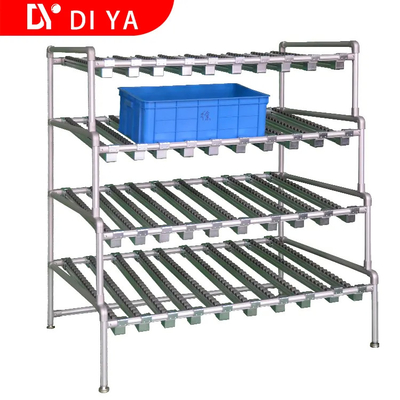 DY-8533 ABS Plastic Roller Track Placon Conveyor Table For Automatic Warehouse Logistic System