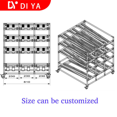 Plastic Coated Lean Pipe Joint Rack Customization For Industrial