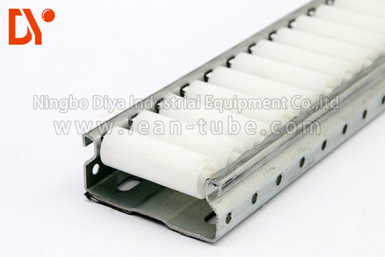 Work Table Plastic Roller Track Customized Length Anti - Corrosion For Decoration