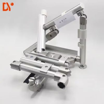 Factory Direct Sale DYJ28-A15 Aluminum Alloy Lean Pipe Joint 90° Outer Connector