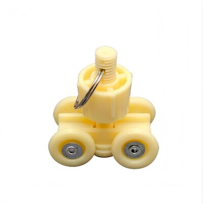 Durable Plastic Sliding Rail Wheels with Strong Hardness Impact Resistance and Wear Resistance for Lean Tube Accessories
