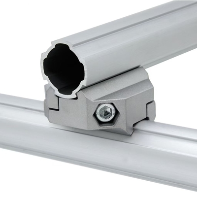 Industrial Aluminum Lean Tube Connector Aluminum Alloy Pipe Lean Manufacturing Line con giunto efficiente