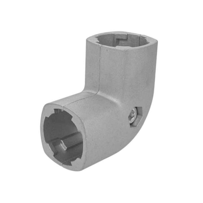 Aspetto del connettore 90 tubo magro tubo di alluminio giunto profilo dell' accessorio angolo di alluminio