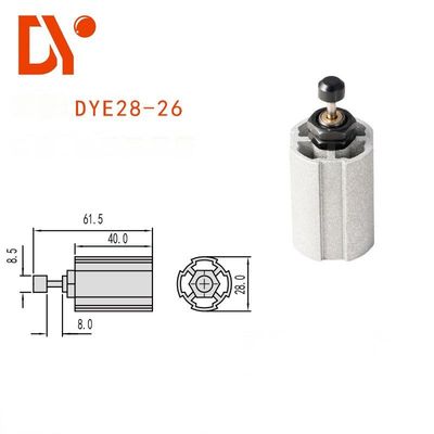 Amortizzatore idraulico per tubi di alluminio di 28 mm