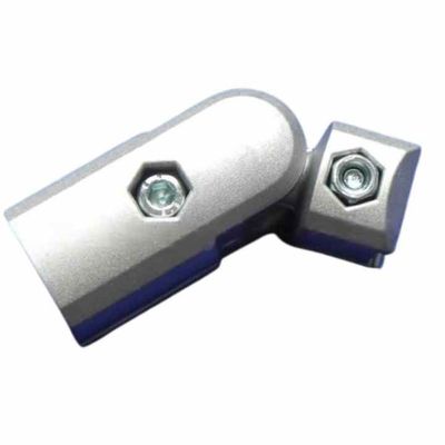 Giunto per tubo Lean OD19mm regolabile connettore flessibile a 180 gradi per sistema di assemblaggio banchi di lavoro
