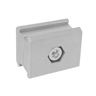 Pipe di alluminio giunto di tubo di alluminio parallelo di 19 mm sistema di staffa per connettori accessori per connettori industriali
