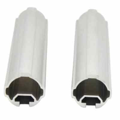 DY43-02A Industrial Automation Tube Aluminum Alloy Workbench Assembly 43mm T Groove Lean Pipe T Slot Frame Round Tube