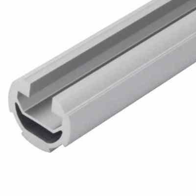 DY43-02A Industrial Automation Tube Aluminum Alloy Workbench Assembly 43mm T Groove Lean Pipe T Slot Frame Round Tube