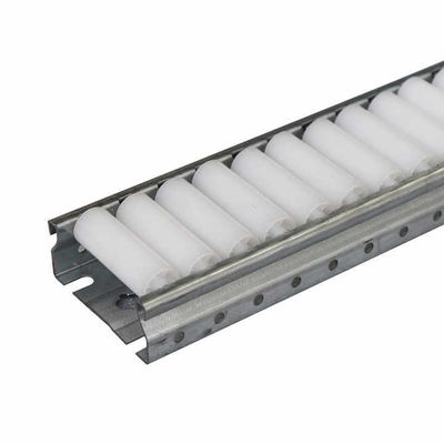 Rastrelliera scorrevole per scaffali da magazzino con ruote in plastica e rulli per flusso, portata 50 kg