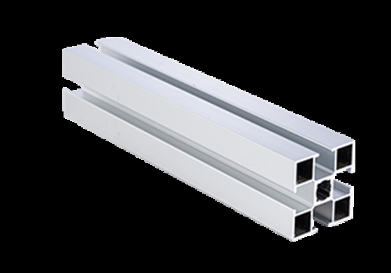Profilati in lega di alluminio estrusi quadrati industriali 40X40 in alluminio di alta qualità, profili di estrusione in alluminio standard europeo