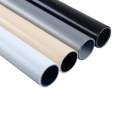 Tubo magro in acciaio verniciato a colori Tubo interno ed esterno in acciaio composito rivestito in plastica personalizzabile