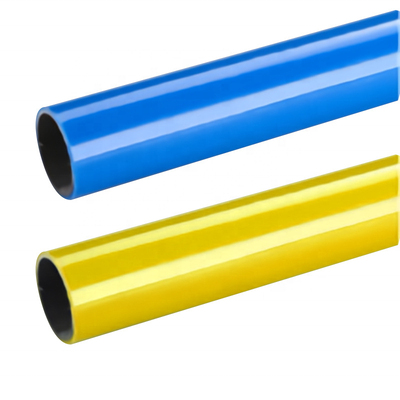 28 mm PE / ABS rivestito di acciaio tubo magro ESD per scaffalatura di flusso del banco di lavoro